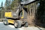 Baggerprozessor Volvo EW180B mit Woody 60