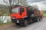 Seilkran TST 800 auf IVECO Trakker 6x6