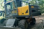 Baggerprozessor Volvo EW180B mit Woody 60