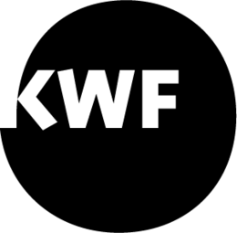 Logo of KWF with bold letters
